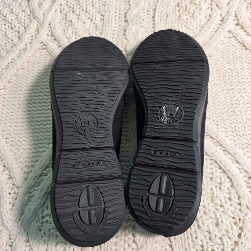 Mephisto Molly‎ GT Gore-Tex Air-Jet Wedge Loafers Black Waterproof Women 7.5